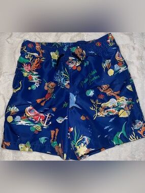 Ralph Lauren Traveler Polo Bear Swim Trunk Boys size small / 8